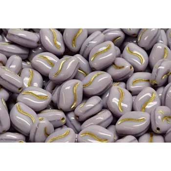 Dětské navlékací korálky Oboustranná vlnitá zrnka 11x8 mm č. 20