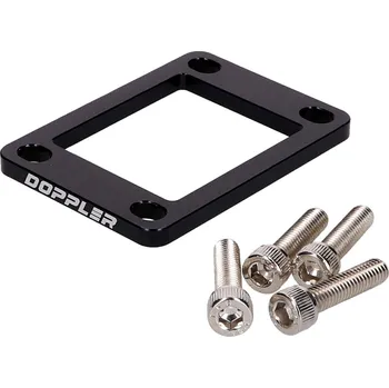 Karburátor Podložka příruby Doppler 5mm černá, Minarelli AM, Derbi EBE, EBS, D50B 42846-BK