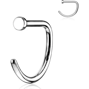 Piercing Šperky4U Piercing do nosu - kruh titan - TIT1113-0810