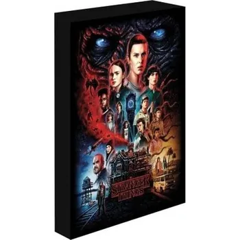 Obraz Stranger Things LED svítící 30 x 40 cm