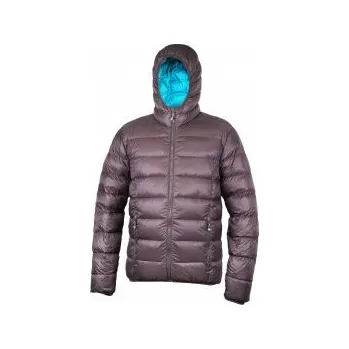 Pánská bunda WARMPEACE VERNON shale/harbor blue L; Hnědá bunda + DÁREK DLE VÝBĚRU!