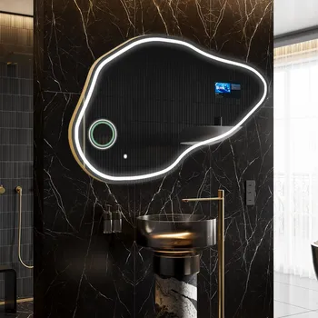 Zrcadlo Nepravidelné zrcadlo do koupelny SMART P223 Google