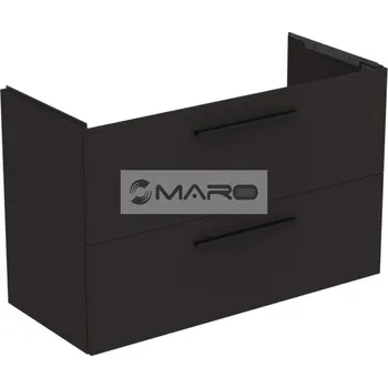 Koupelnový nábytek Ideal Standard i.life A Skříňka pod umyvadlo 104 x 46 cm se 2 zásuvkami, závěsná, tmavě šedá matná (bez madel), T5257NV