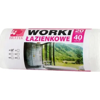 Pytle na odpadky BRATEK pytle na odpad 20 l, 40 ks