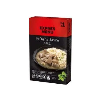 Hotové jídlo Krůta na slanině s rýží 500g - 1 porce 19331