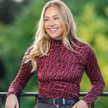 Dámské tričko LeMieux Fleur Merlot L