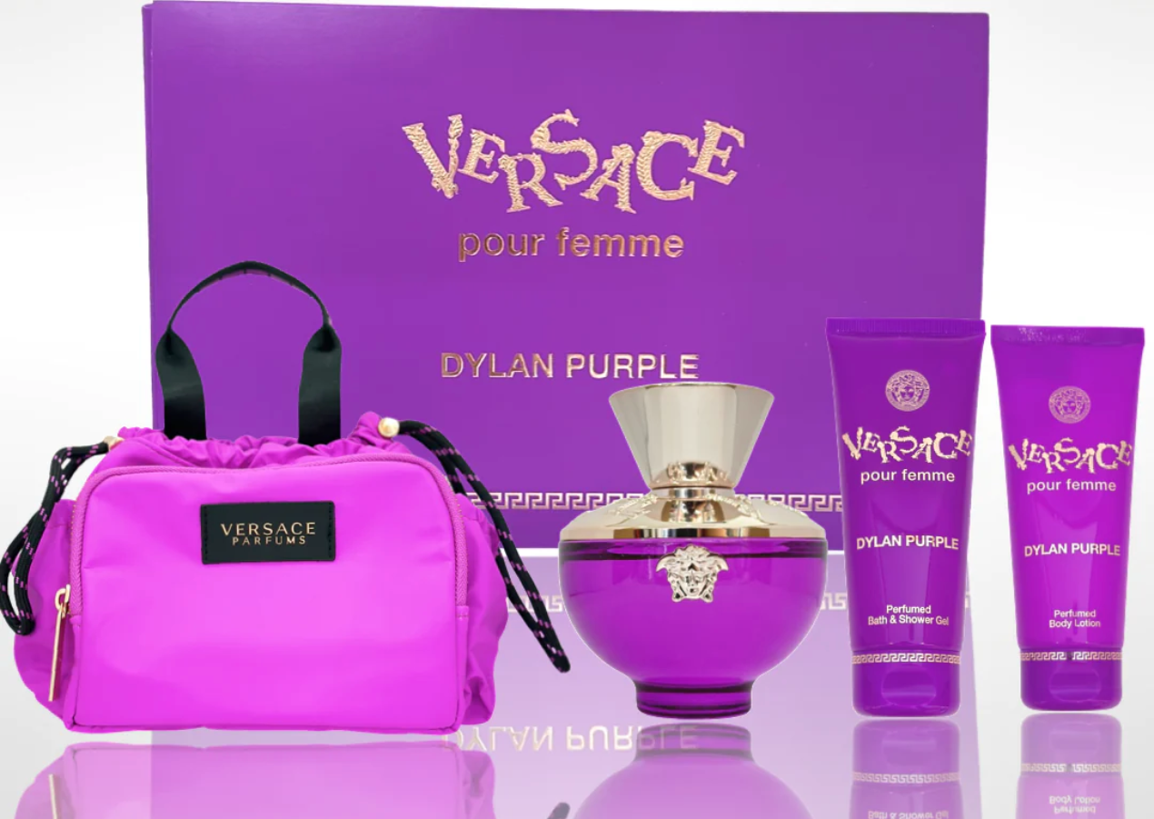 Versace Dylan Purple W EDP 100 ml + tělové mléko 100 ml + sprchový gel ...