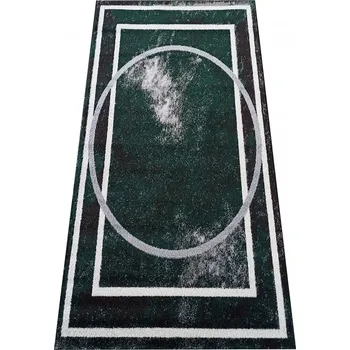 Koberec Kusový koberec OTTO 07 šedozelený OTTO 160x220 35/35/90 Do 0,9cm Geometrické tvary Zelená