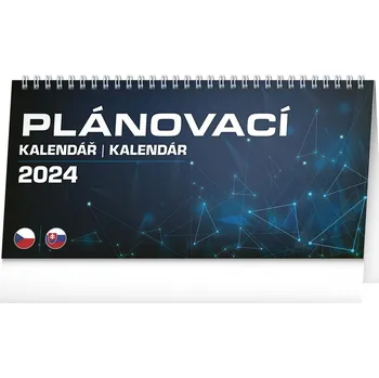 Kalendář Stolní kalendář Plánovací CZ/SK 2024, 25 x 12,5 cm
