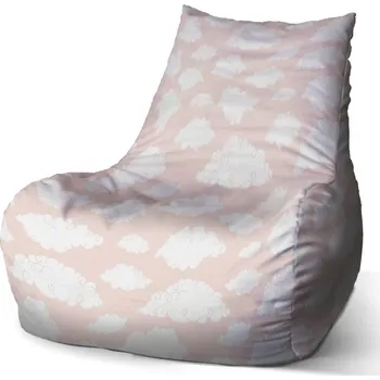 Sedací pytel Sablio Sedací vak Bean Oblaka - 60 x 70 x 70 cm