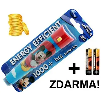 DISNEY Svítilna LED Super MICKEY (2xAAA)