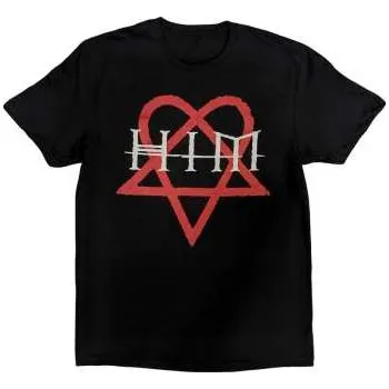 Pánská móda Merch HIM: Him Unisex T-shirt: Heartagram (x-large) XL