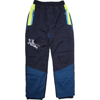 Chlapecké kalhoty Chlapecké zateplené šusťákové kalhoty tm. modré WOLF B2273 Velikost: 122