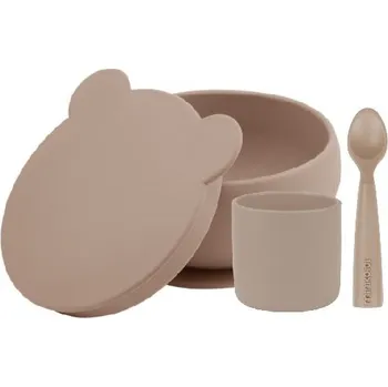 dětská jídelní sada Set na stolování Minikoioi BLW I Barva: Bubble Beige