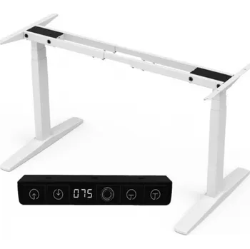 Stolová podnož ANTARES elektricky výškově nastavitelná podnož Axis White rozsah zdvihu 61,5 - 126,5cm