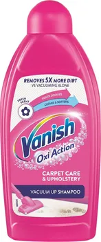 Čisticí prostředek na koerce a čalounění Vanish Oxi Action šampon na ruční čištění koberců 450 ml