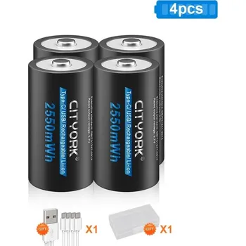Článková baterie CITYORK CR123A Li-ion 4 kusy