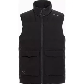 Pánská softshellová bunda PORSCHE DESIGN Padded vest Vyteplená oboustranná vesta černá (2 v 1: stylová, teplá, oboustranná vesta od Porsche Design s udržitelnou tkaninou First Mile®.)