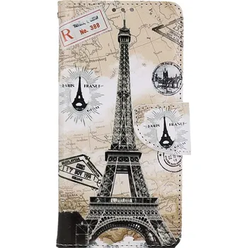 Pouzdro na mobilní telefon Pouzdro Xiaomi Redmi Note 12 knížkové Paris 2 (kryt neboli obal na Xiaomi Redmi Note 12)