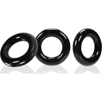 Oxballs Willy Cock Ring 3-Pack Black