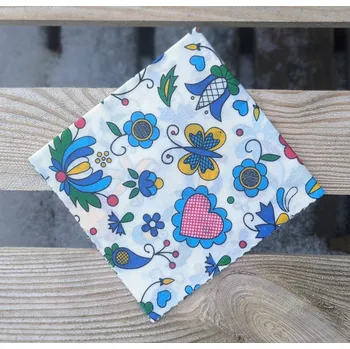 Termobox Voskovaný ubrousek – Folklor Velikost: 32x32 cm