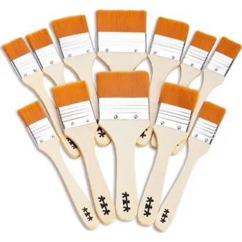 Umělecký štětec Široké štětce, mix, 12 ks.