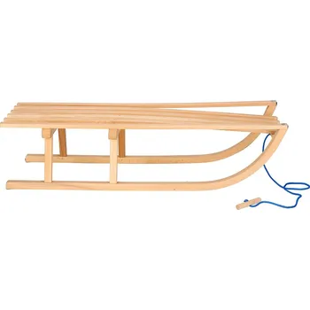 Sáně Springos SAN002 90 cm dřevěné