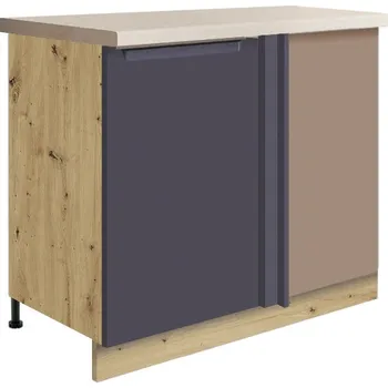 Kuchyňská skříňka NORA blue spodní skříňka 24D do rohu levá