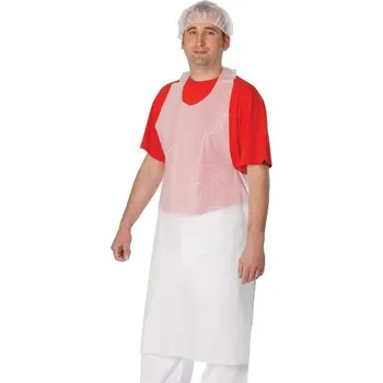 Pracovní zástěra VYARA jednorázová zástěra bílá 100ks/bal