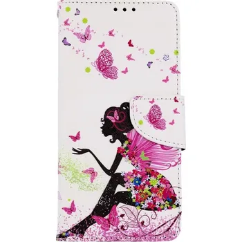 Pouzdro na mobilní telefon Pouzdro Samsung A13 knížkové Zasněná dívka (kryt neboli obal na Samsung A13)
