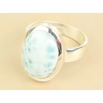 Prsten Prsten z larimaru ovál Ag 925/1000 6,2g (vel.54)