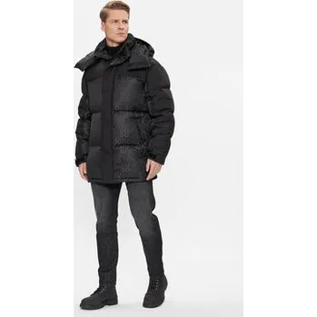 Pánská casual bunda Hugo Vatovaná bunda Melmus2341 50498017 Černá Regular Fit XXL