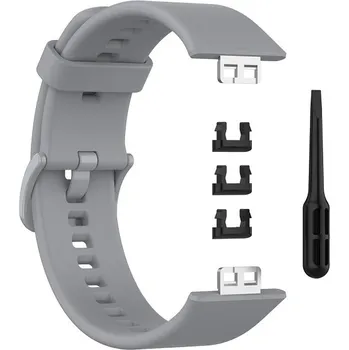 Příslušenství k chytrým hodinkám Jednobarevný náhradní řemínek pro Huawei Fit Barva: Šedá, Pro Přístroj: Huawei Fit
