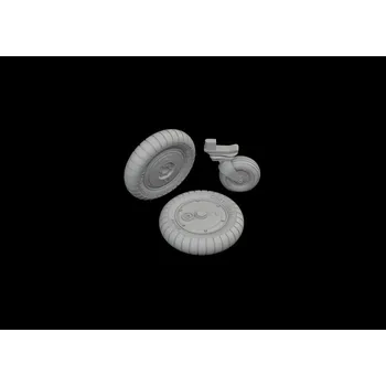 Plastikový model BRASSIN 1/72 Bf 109G-5/G-6 wheels PRINT (EDU)