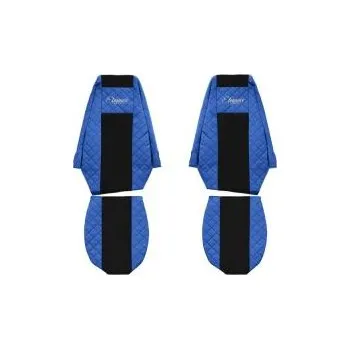 Potah sedadla Sada potahů sedaček (sedadel) pro RENAULT MAGNUM (od roku 2004) modrá 20604