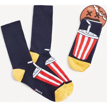 Pánské ponožky Celio Vysoké ponožky Soda 1136314 Tmavě modrá TU