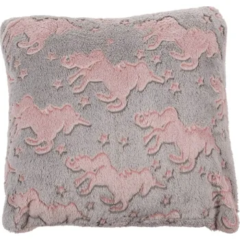 Cestovní polštářek Out of the blue Svítící polštář Jednorožec, 40 x 40 cm