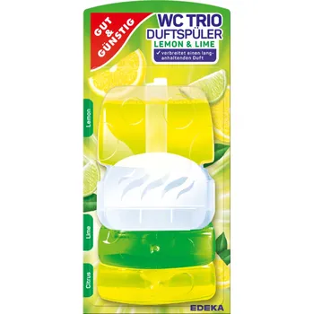 WC čistič G&G WC TRIO - Lemon Tree 3ks, 165ml - originál z Německa