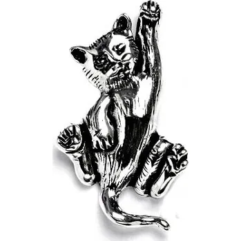 Přívěsek Stříbrný přívěsek kočička - P966 (Stříbrná veselá kočička)