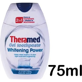 zubní pasta THERAMED 2in1 Zubní pasta + ústní voda WHITENING