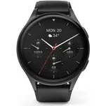 Hama 8900, smart hodinky, GPS, AMOLED 1,43", funkce telefonování, Alexa, černé