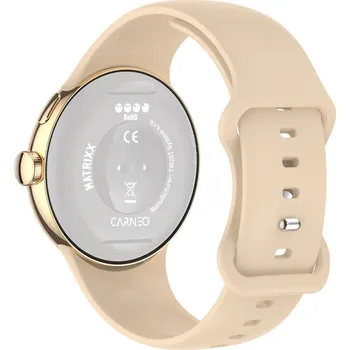 Řemínek na hodinky Řemínek pro CARNEO Matrixx HR+ slonovinově bílá