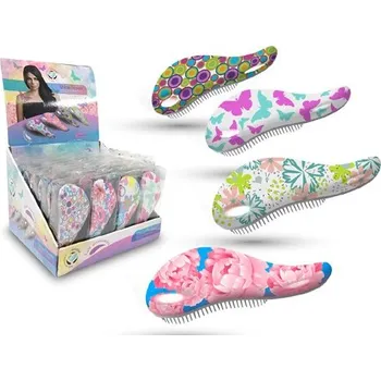 kartáč na vlasy SETABLU Kartáč na vlasy rozčesávací SHINE FLOWER