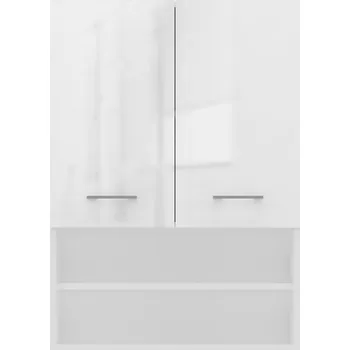 FALCO Závěsná koupelnová skříňka Pema MINI bílý lesk