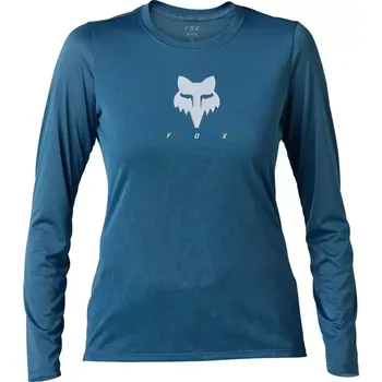 cyklistický dres Fox Womens Ranger Tru Dri LS Jersey XS dark blue