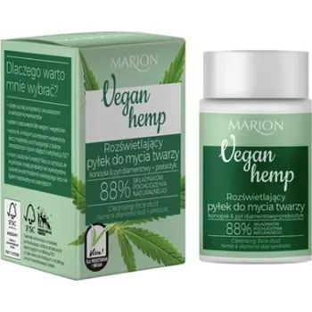Pleťový peeling MARION VEGAN HEMP Prach na čištění obličeje 30g
