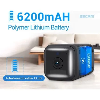 IP kamera 4G Monitorovací Micro kamera s detekcí pohybu a nočním viděním