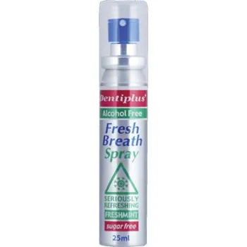 Ústní voda DENTIPLUS Ústní spray bez alkoholu FRESHMINT 25ml
