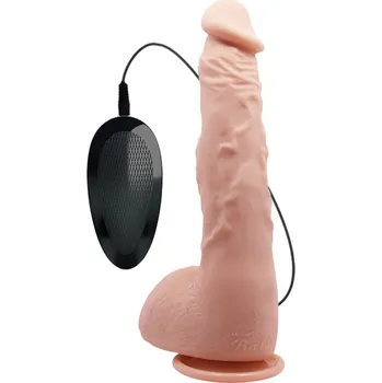 Vibrátor Pretty Love Beautiful Jason Realistic Vibrating Dildo 24cm Nude
