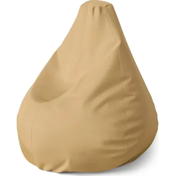 Sedací pytel Sablio Sedací vak Pear Béžová - 70 x 95 x 15 cm